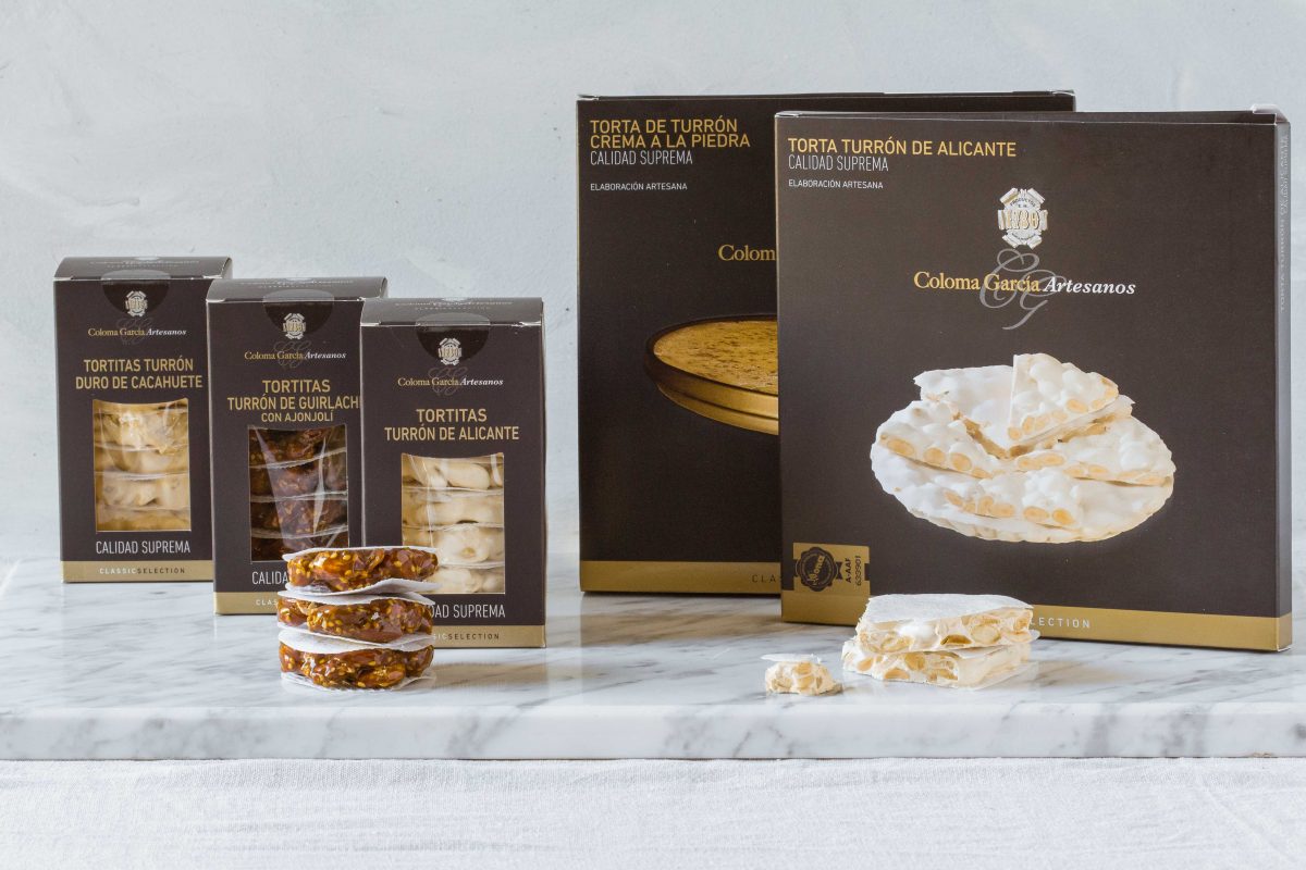 Assortiment de tourons artisanaux - Touron dur et mou Coloma Garcia