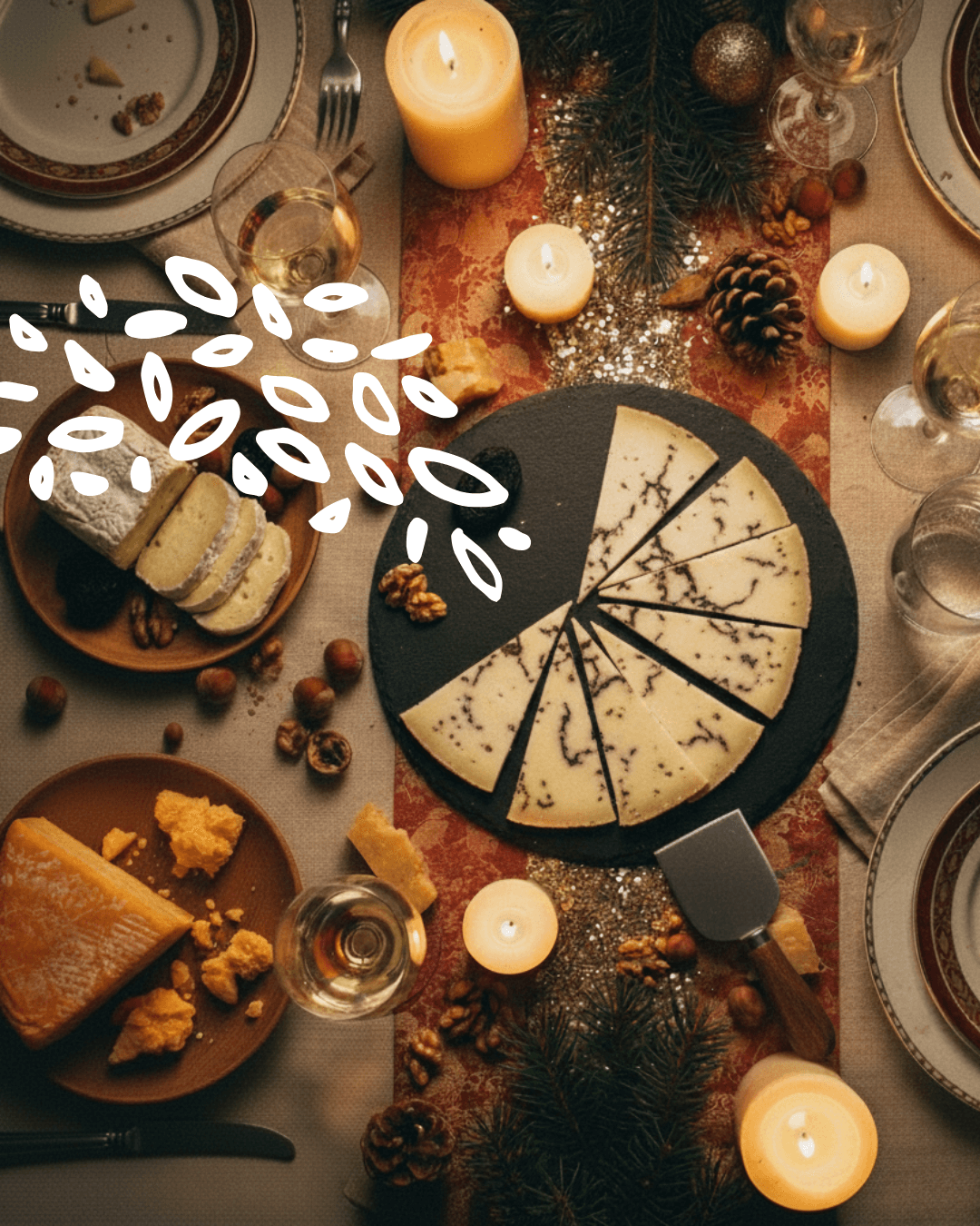 Fromage à l’ail noir alternative raffinée à la truffe